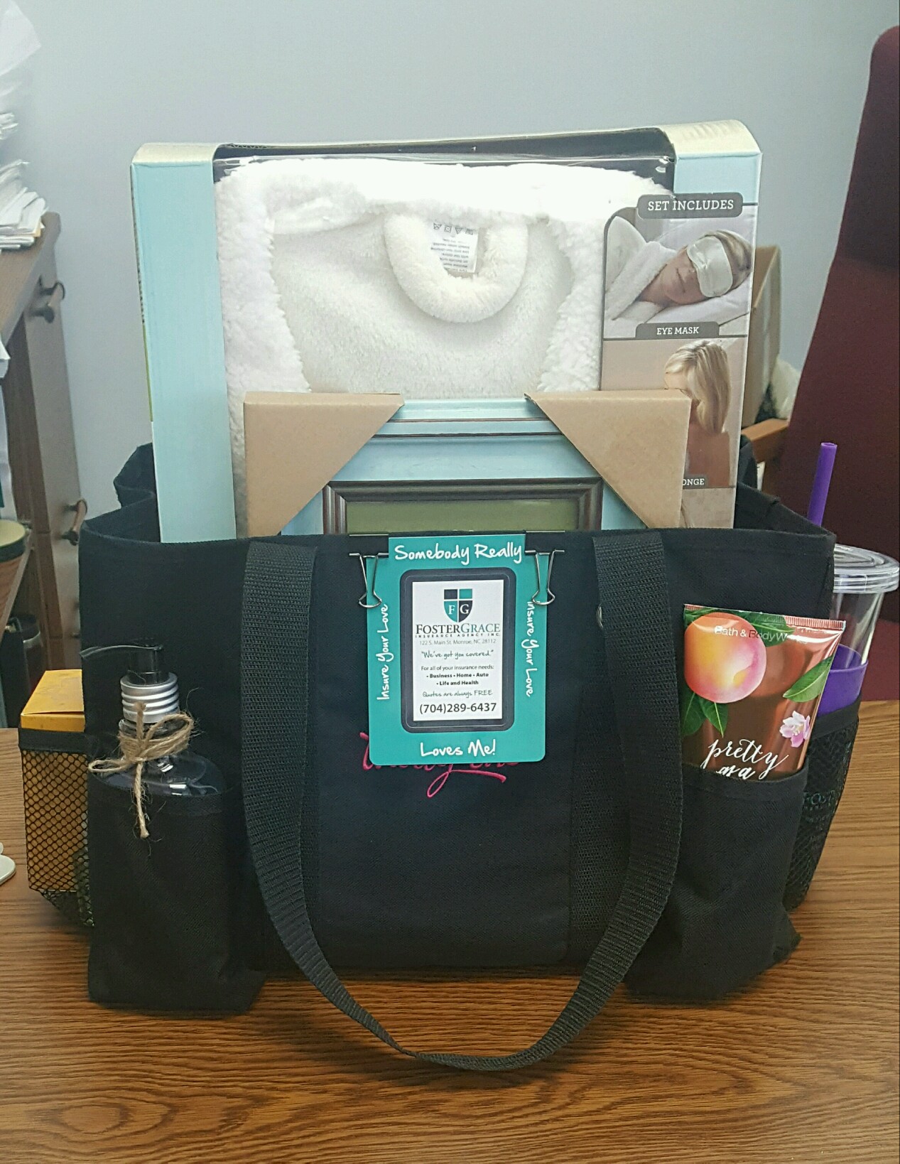 Spa Bag! Foster Grace Insurance Agency Inc